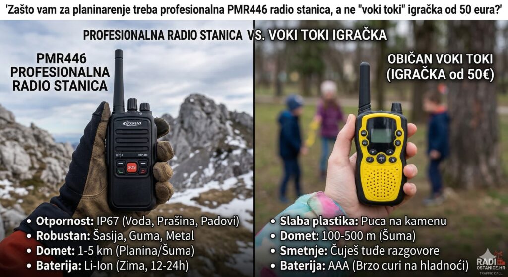 profesionalni voki toki za planinarenje pmr446